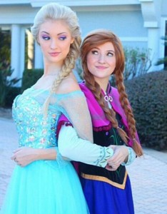 Anna and Elsa Frozen real