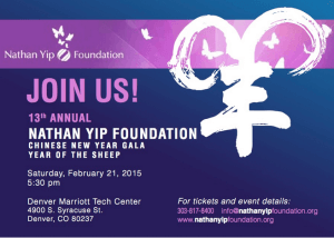 Nathan Yip Foundation Chinese New Year