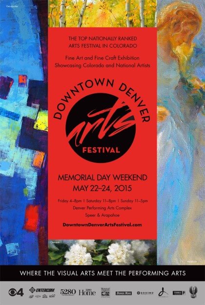 Downtown Denver Arts Festival Flyer
