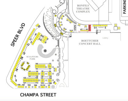 Downtown Denver Arts Festival Map