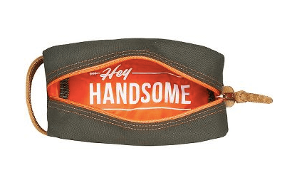 Hey Handsome Canvas Shaving Bag