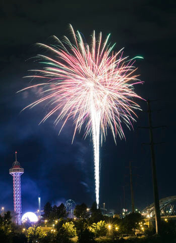 4th of July Fireworks Elitch Gardens