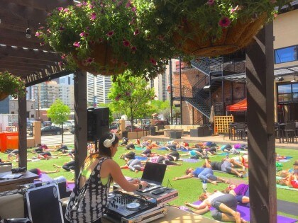 Yoga on the Green Viewhouse Ballpark