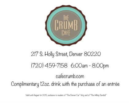 Crumb Cafe Coupon
