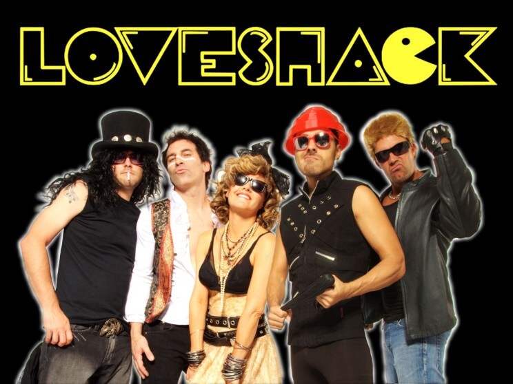 Love Shack 80's tribute band