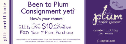 Plum Consignment coupon