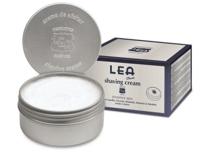 LEA Classic Shaving Cream In Metallic Tub