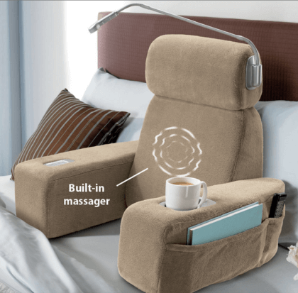 Brookstone Nap® Massaging Bed Rest $99.99