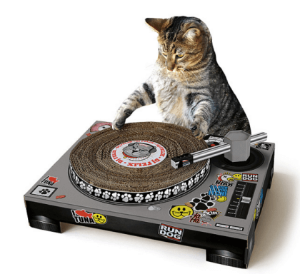 DJ Cat Scratching Pad $35