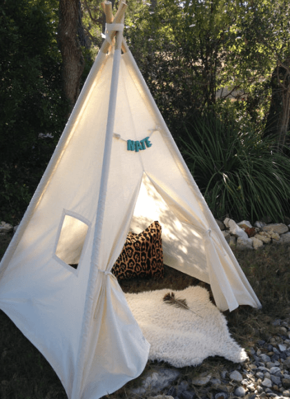 Kids Canvas TeePee $60