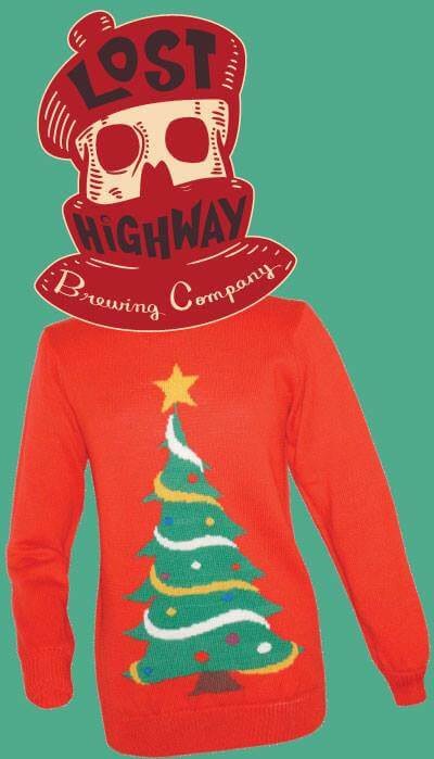 Ugly Christmas Sweater Party at Lost Highway Brewing Company