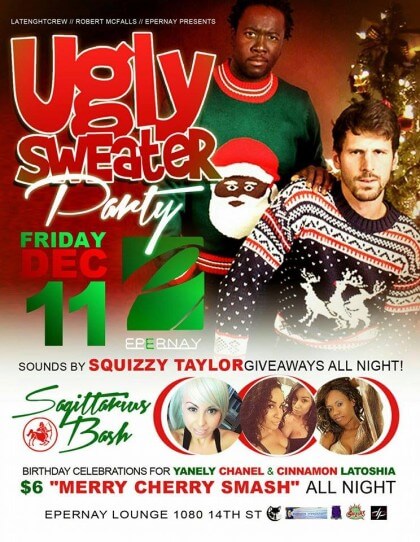 Ugly Sweater Party at Epernay Lounge