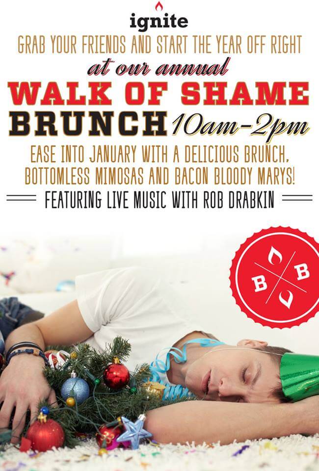 Annual Walk of Shame at Ignite Burgers & Bar