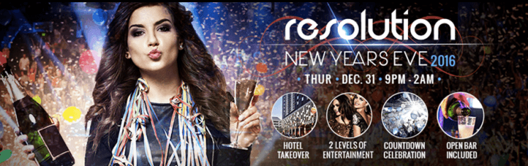  Resolution New Years Eve Denver OPEN BAR Party