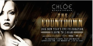  THE COUNTDOWN | NYE 2016 | Chloe Discotheque