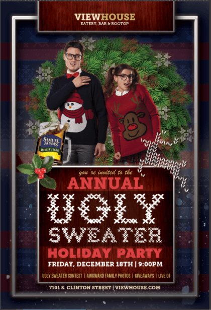 Ugly Sweater Party at Viewhouse
