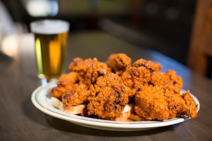 Lou's Food Bar's Nashville Style Fried Chicken