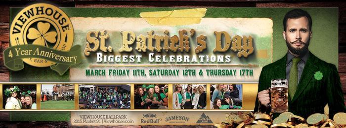 4 Year Anniversary + St. Patrick's Day Party | Viewhouse Eatery, Bar & Rooftop | The Denver Ear