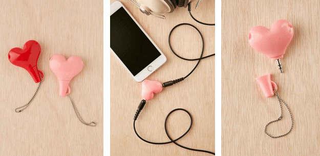 Heart Headphone Splitter | The Denver Ear