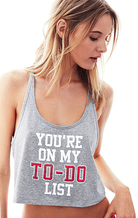 Victoria's Secret Cropped Sleep Top  | The Denver Ear