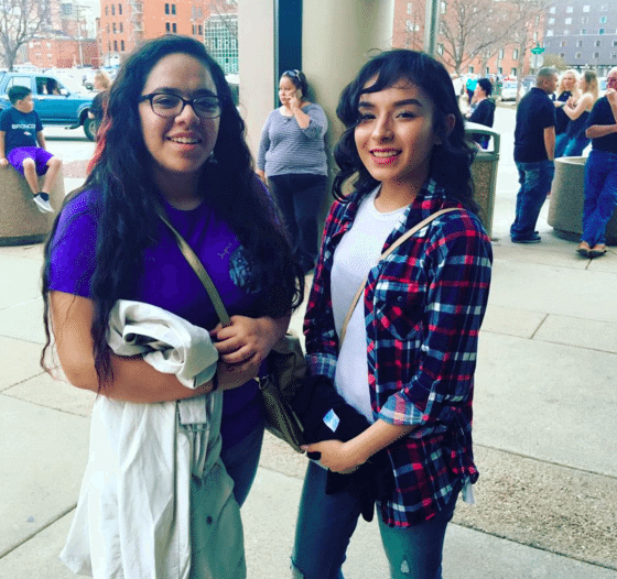 Adriana Medina & Evelin Ramirez The Denver Ear Giveaway Winter 2015 | The Denver Ear