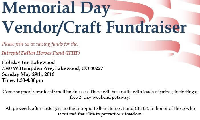 Memorial Day Vendor & Craft Fundraiser | The Denver Ear