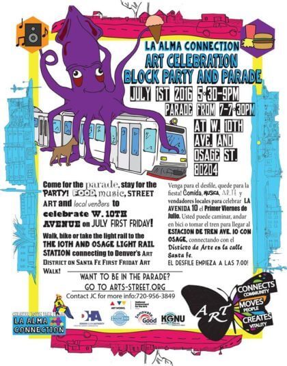 La Alma Connection Art Celebration Block Party And Parade | The Denver Ear