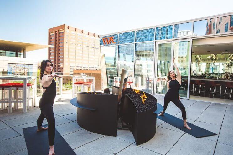 Vinyasa and Mimosas at FIRE at the Art, a Hotel | The Denver Ear