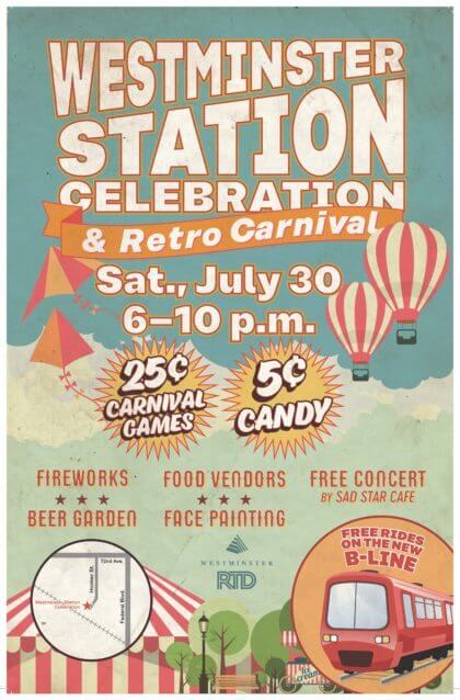 Westminster Station Celebration & Retro Carnival | The Denver Ear