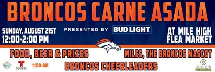 Mile High Flea Market 5th Annual Broncos Appreciation Day | The Denver Ear