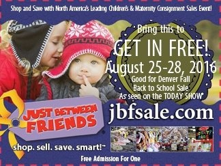 Free Admission Just Between Friends of Denver Coupon | The Denver Ear
