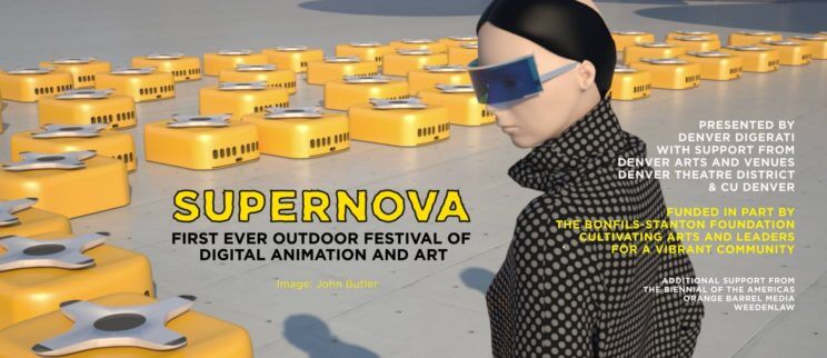 SUPERNOVA | First Ever Outdoor Festival of Digital Animation and Art | The Denver Ear