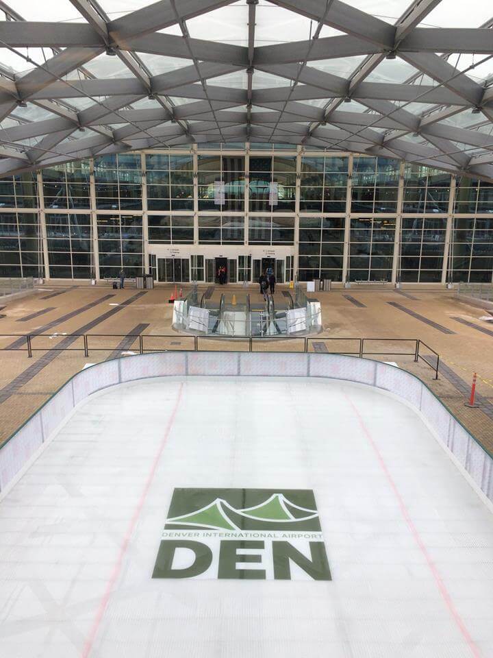 Ice Skating Rink | Denver International Airport | The Denver Ear