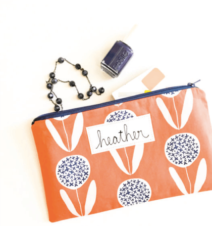 Personalized Zipper Pouch | The Denver Ear