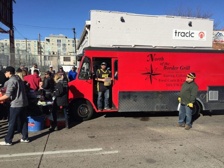 Food Truck Feeding the Homeless at Denver Rescue Mission | The Denver Ear