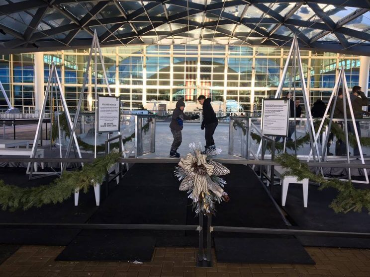 Ice Skating Rink | Denver International Airport | The Denver Ear