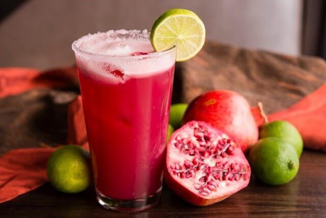 Pomegranate and Cinnamon Margarita | SOL Mexican Cocina | The Denver Ear