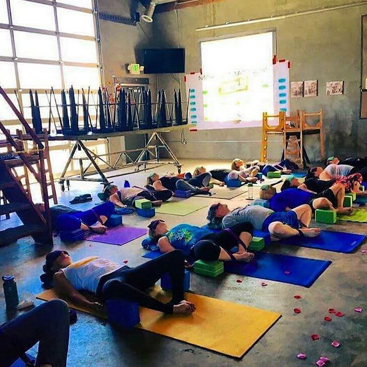 Brewhouse Yoga with Mary Susan Stults at Factotum Brewhouse | The Denver Ear