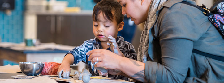 Clay Glazing Program | Children's Museum of Denver at Marsico Campus | The Denver Ear