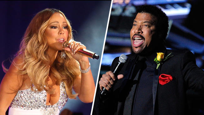 Lionel Richie and Mariah Carey