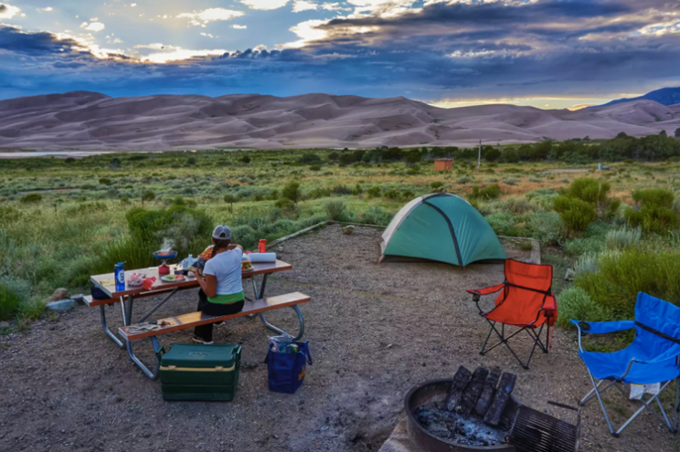 Piñon Flats Campground Great Sand Dunes National Park, CO